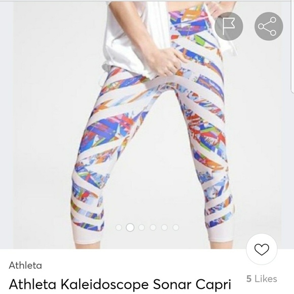 Athleta Pants - Athleta Kaleidescope Sonar Kapri Athleta Pants - Athleta Kaleidescope Sonar Kapri